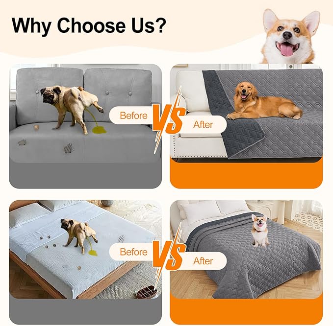 Smiry Reversible Waterproof Couch Covers - Image 5
