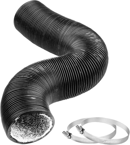 YIJUHOU 4 Inch 8FT Dryer Vent Hose, Flexible Air Ducting by YIJUHOU