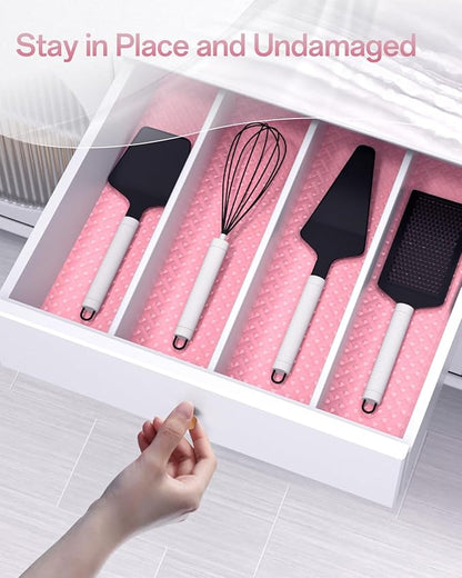 Shelf and Drawer Liner for Kitchen Cabinet, Non-Adhesive 12in x 120in - Image 8