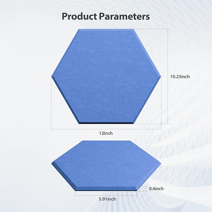 12 Pack Acoustic Panels Self Adhesive Sound Proof Foam, High Density Sound - Image 6