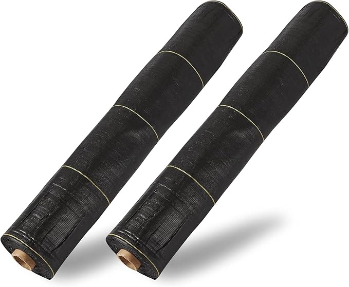 Dewitt 2-Pack Sunbelt Weed Barrier Fabric 3.2 oz, 3 x 300 Feet – Heavy-Duty by DeWitt