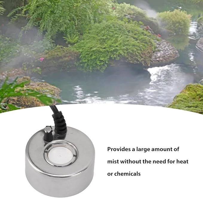 Mist Maker, DC 12V Interface Indoor Fountain Mister Foggers Fountain Landscape - Image 3