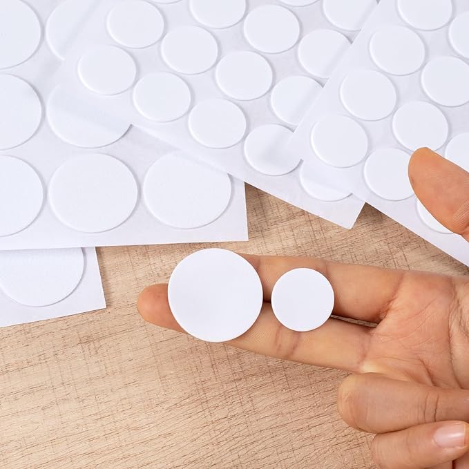 200 Pcs Small Felt Furniture Pads, Self-Adhesive EVA Foam Dot Circles, Round - Image 3