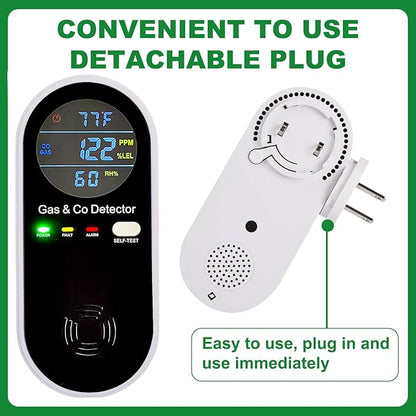 Combustible Gas & Carbon Monoxide Detector 4-in-1 Alarm - Image 6
