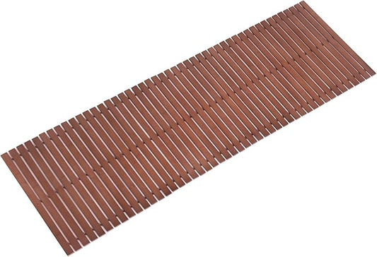 Bath Mat Bathroom Runner Long Large Rugs Floor Wood Shower Bathtub Waterproof by Fovlaurs