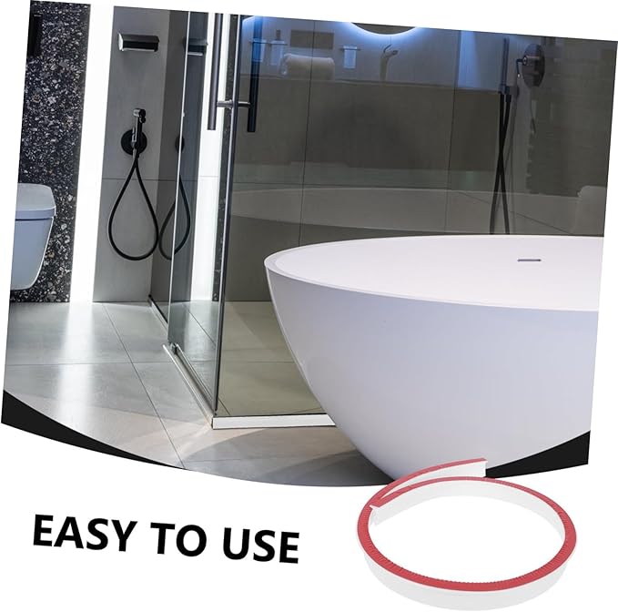 Bathroom Strip Shower Drain Accessories Toilet Sealing Strip Curved Water - Image 9