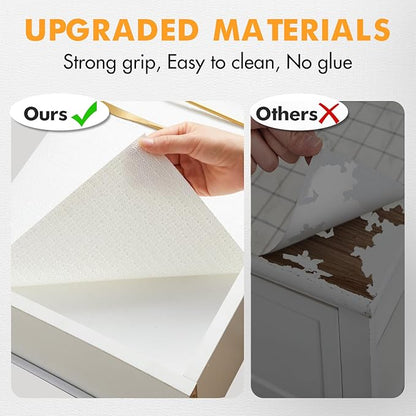 Viseeko Shelf and Drawer Liner for Kitchen Cabinet, Non-Adhesive Cabinet Liners - Image 8