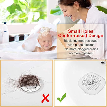 Hair Drain Catcher, Square Drain Cover - Image 2