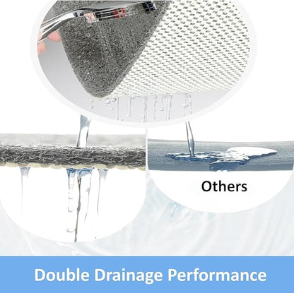 Square Shower Mat Set 2 Piece, Super Non Slip Shower Mats - Image 5