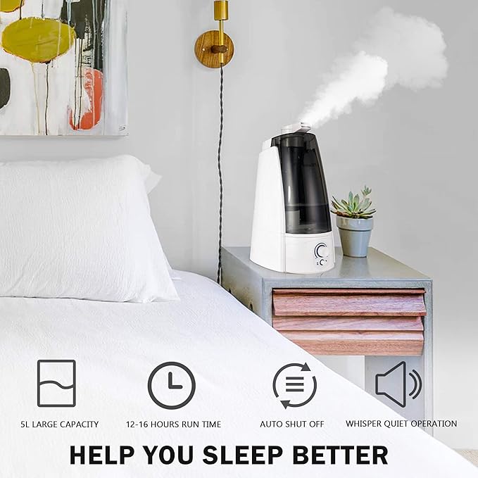 TRY & DO Plant Humidifier Indoor Double Nozzle Multi Air Humidifier - Image 3