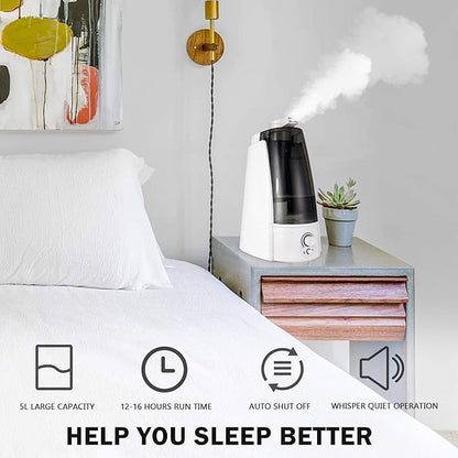 TRY & DO Plant Humidifier Indoor Double Nozzle Multi Air Humidifier - Image 3