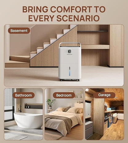 80 Pint Dehumidifier for Basement & Home up to 5500 sq.ft, Smart Humidity - Image 6