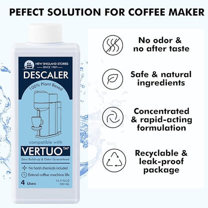 Nespresso Compatible Descaling Solution, 2 Years 8 Total Uses Descaling Kit. - Image 5