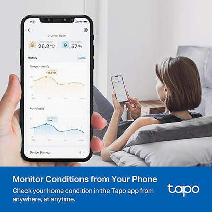 TP-Link Tapo Smart Temperature and Humidity Sensor T310, Requires Tapo Hub - Image 3