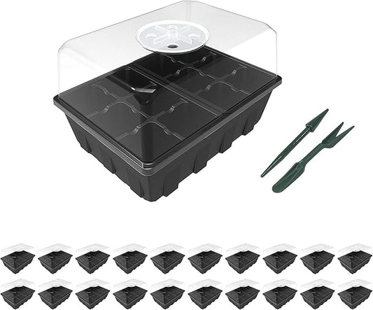 Gardzen 20 Pack Seed Starting Tray, Plant Germination Trays, Seed Starter Kit by Gardzen