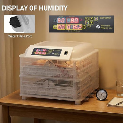 Winado Incubators for Hatching Eggs, 96 Egg Incubator - Image 6