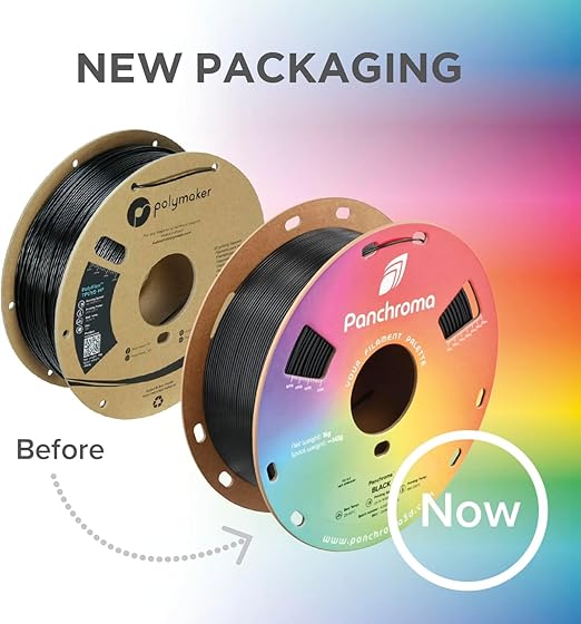 Polymaker Panchroma Metallic PLA Filament, Metallic Gold 1.75mm 3D Printing - Image 8