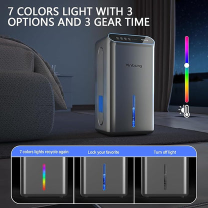 Dehumidifiers for Home Quiet Small Dehumidifier for Basement Bedroom Bathroom - Image 6