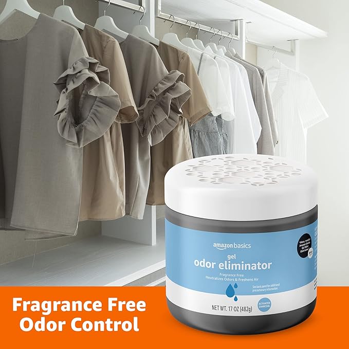 Amazon Basics Odor Eliminator, Activated Charcoal | Fragrance Free | 17 Oz | - Image 4