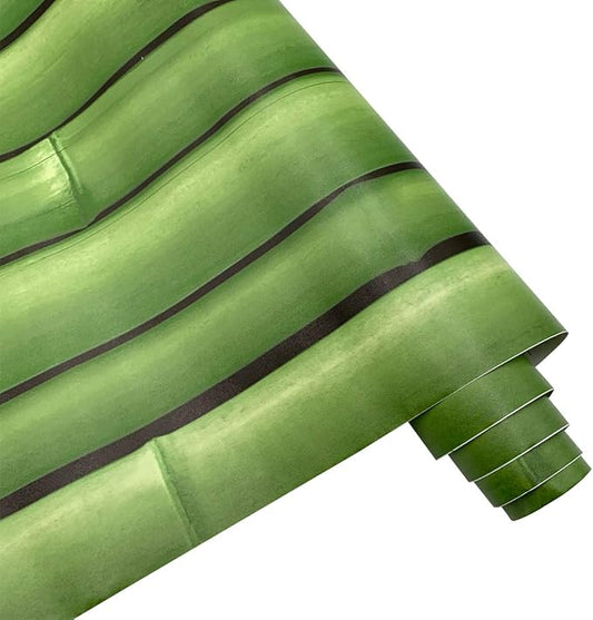 Green Bamboo Shelving Paper Waterproof Shelf and Drawer Liner Refresh Outdoor by Yifasy