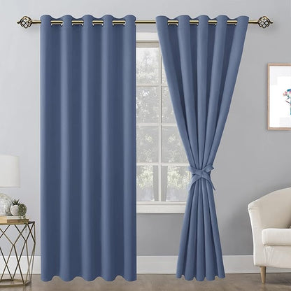 Hiasan Blackout Curtains for Bedroom, 60 x 84 Inches Long - Image 2