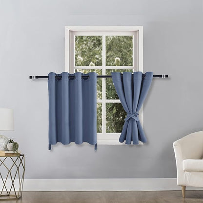 Hiasan Blackout Curtains for Bedroom, 52 x 30 Inches Long - Image 2