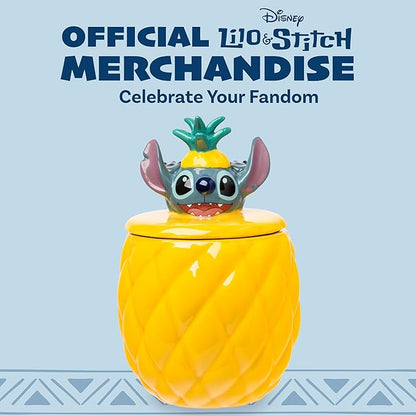 Silver Buffalo Disney Lilo and Stitch Pineapple Tropical 3D Sculpted Ceramic - Image 7