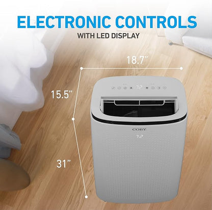 COBY Portable Air Conditioner 4-in-1 AC Unit, Dehumidifier & Fan, Air - Image 6