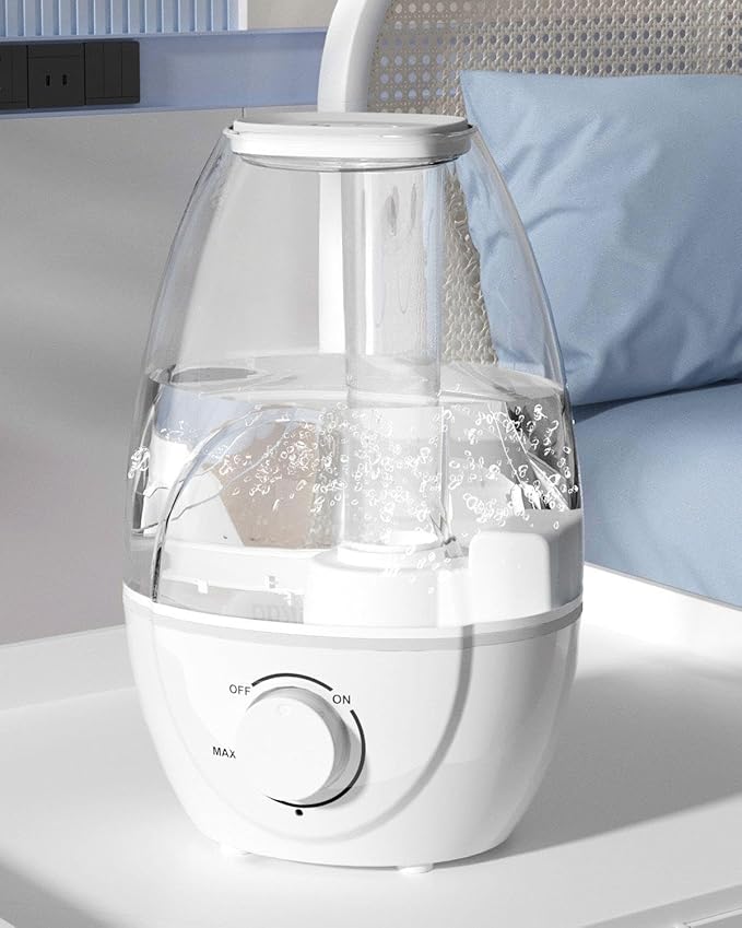 Baby Humidifiers for Bedroom Nursery, Bedside Humidifier by PureComfortPerfectHumidity
