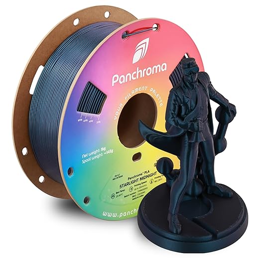 Polymaker Panchroma Blue Color Changing PLA, Glitter Starlight Midnight 3D by Polymaker