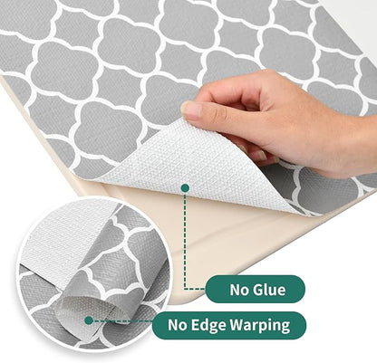Shelf Liners for Kitchen Cabinets 12in x 20FT Non Adhesive Drawer Liner Gray - Image 9