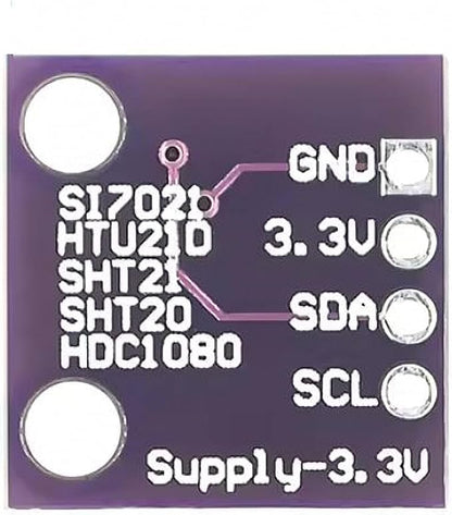 2pcs GY-213V-HDC1080 High-Precision Temperature Humidity Sensor Module Humidity - Image 3