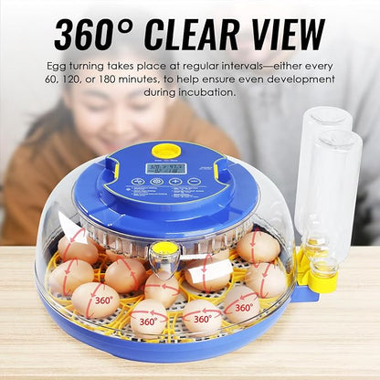 Incubators for Hatching Eggs, 18 Egg Incubator - Image 3