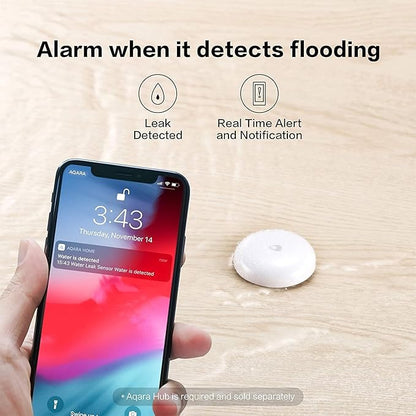 Aqara Water Leak Sensor 3 Pack, Zigbee Wireless Water Leak Detector - Image 6