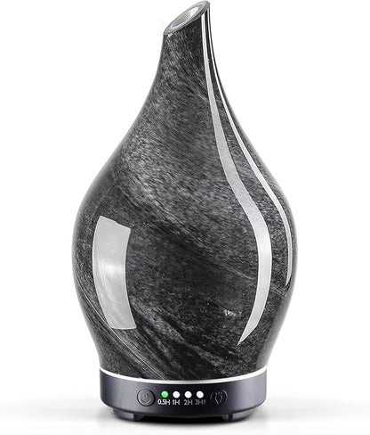 Porseme 150ml Essential Oil Diffuser Glass Color Changing Aroma Air Diffusers by Porseme