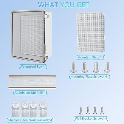 Outdoor Waterproof Box, IP67 ABS Junction Box Electrical Enclosure - Image 4