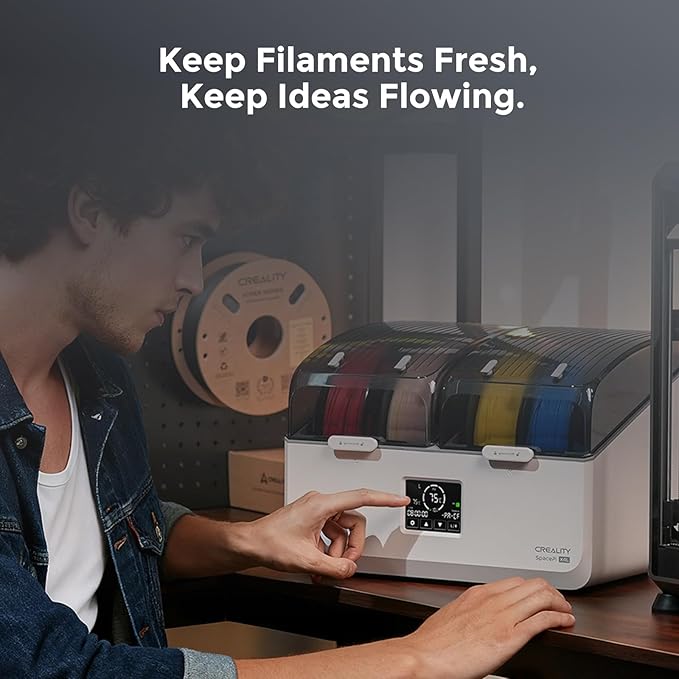 Creality Filament Dryer Box 4 Spools, Space Pi X4L Filament Storage Box - Image 9