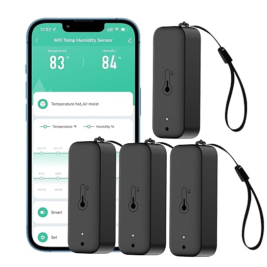 WiFi Thermometer Hygrometer: Smart Temperature Humidity Sensor by GaoducashforSmartLife