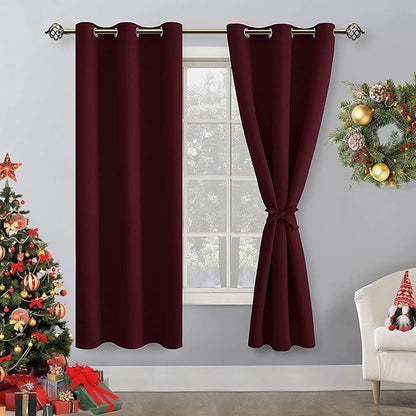 Hiasan Blackout Curtains for Bedroom, 42 x 72 Inches Long by Hiasan