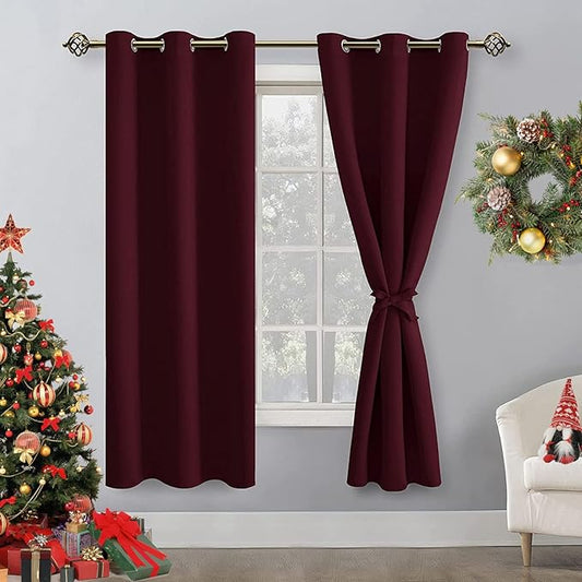Hiasan Blackout Curtains for Bedroom, 42 x 72 Inches Long by Hiasan