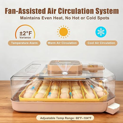 4th Gen - 48 Egg Fully Automatic Incubator, 2026 Upgraded Design, Intelligent - Image 6