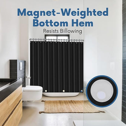 Premium Shower Curtain Liner, 6G PEVA Shower Curtain - Image 4