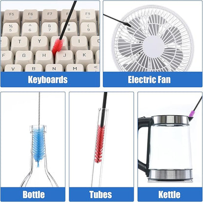 62 Pieces 3 Size Hummingbird Feeder Cleaning Brush Mini Nylon Tube Brush Set - Image 6