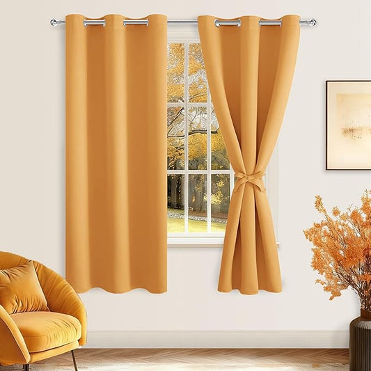 Hiasan Room Darkening Curtains for Bedroom, Noise Reducing, Energy Saving by Hiasan