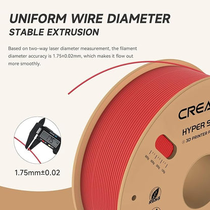 Official Creality Hyper PLA Filament 1.75mm, High Speed PLA 30-600mm/s Rapid 3D - Image 4