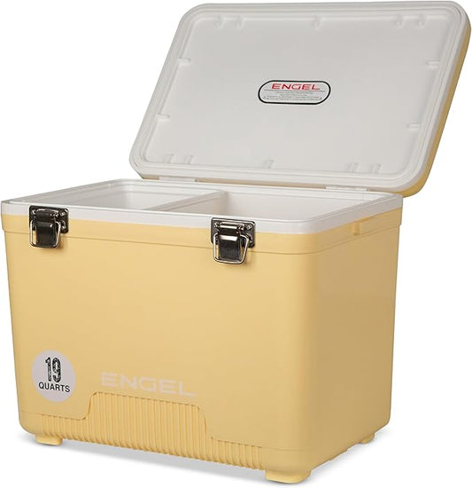 Engel 19qt Leak-Proof, Air Tight, Drybox Cooler and Small Hard Shell Lunchbox by ENGEL