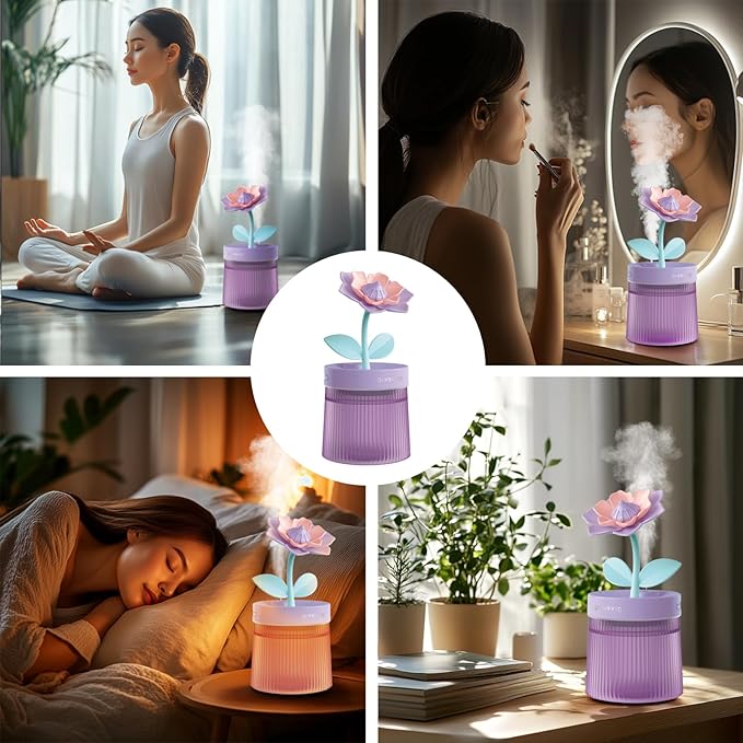 Cute Mini Humidifier 320mL Cool Mist Humidifie mute - Image 8