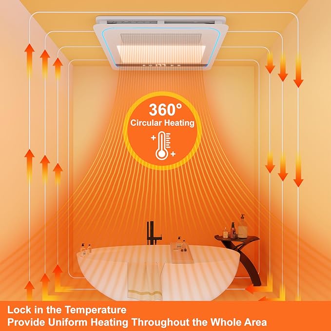 4 in 1 Bathroom Exhaust Fan - Image 7