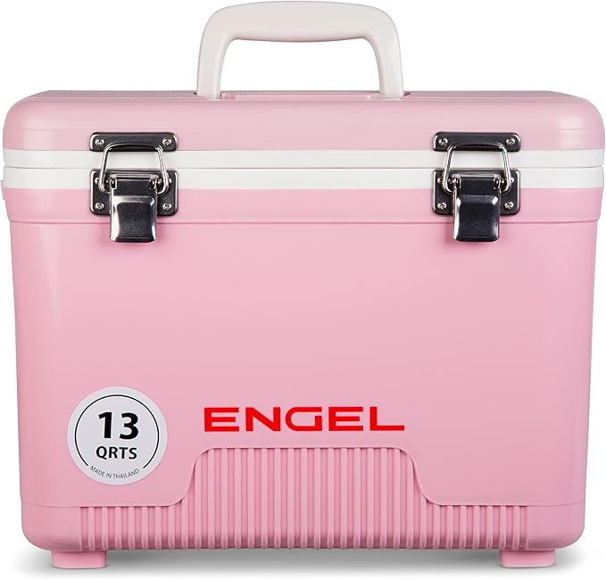 ENGEL 13qt Leak-Proof, Air Tight, Drybox Cooler and Small Hard Shell Lunchbox by ENGEL