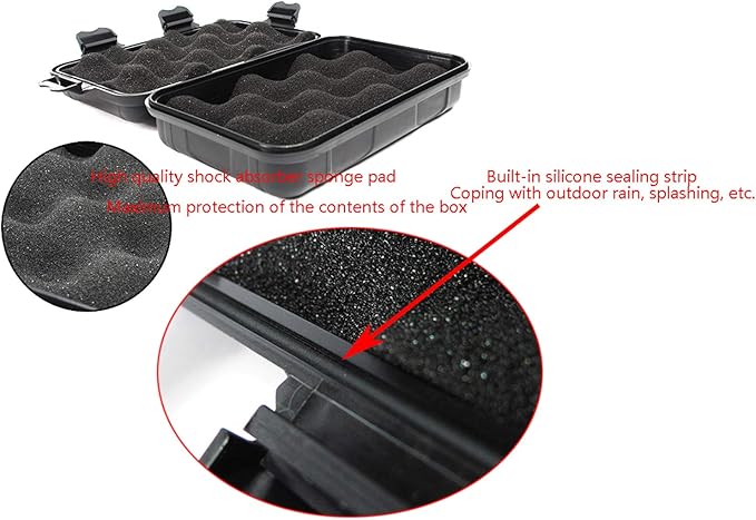 DGZZI Outdoor Waterproof Airtight Shockproof Plastic Survival Container Carry - Image 4